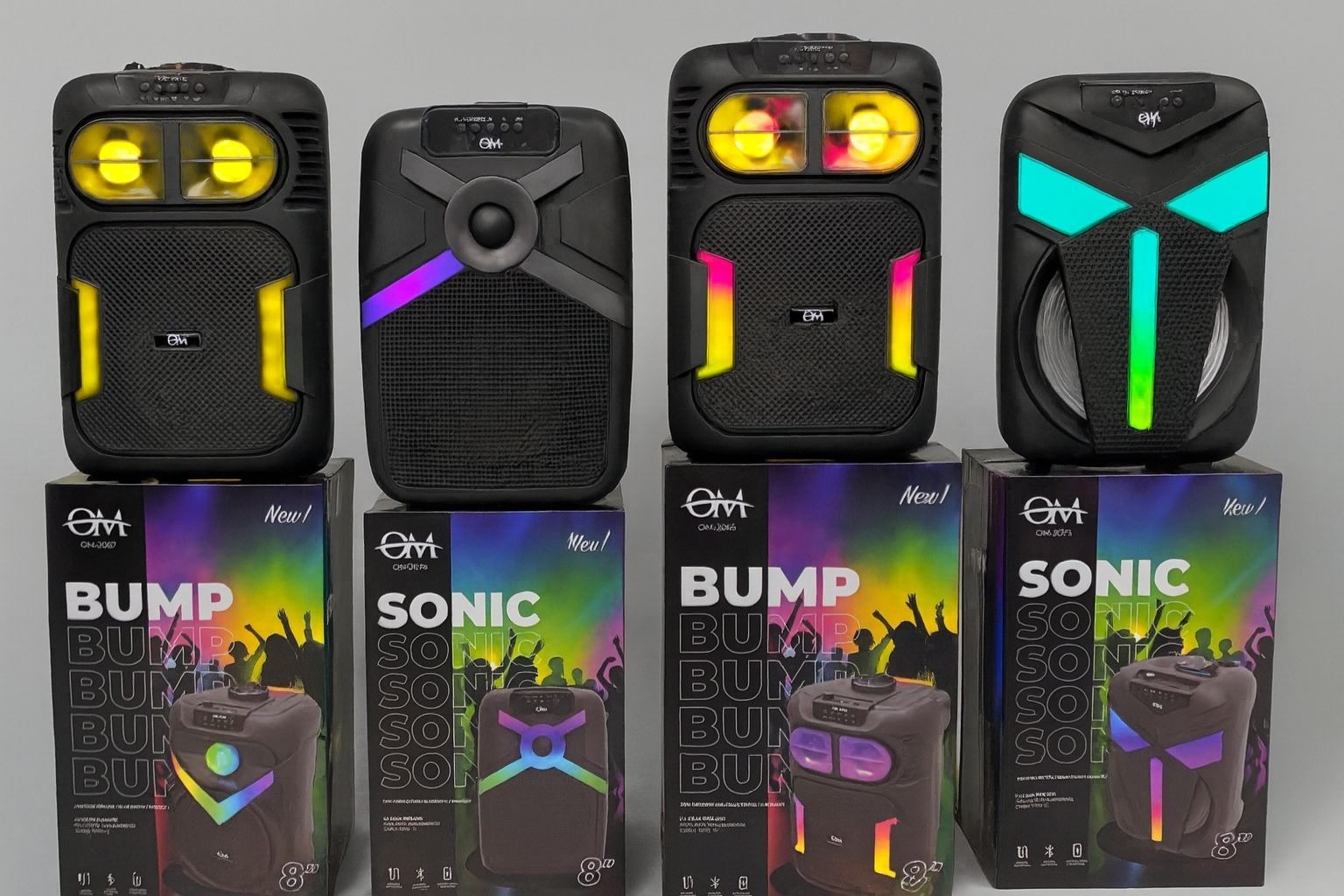 PARLANTE 08" OM CON 1 MICROFONO