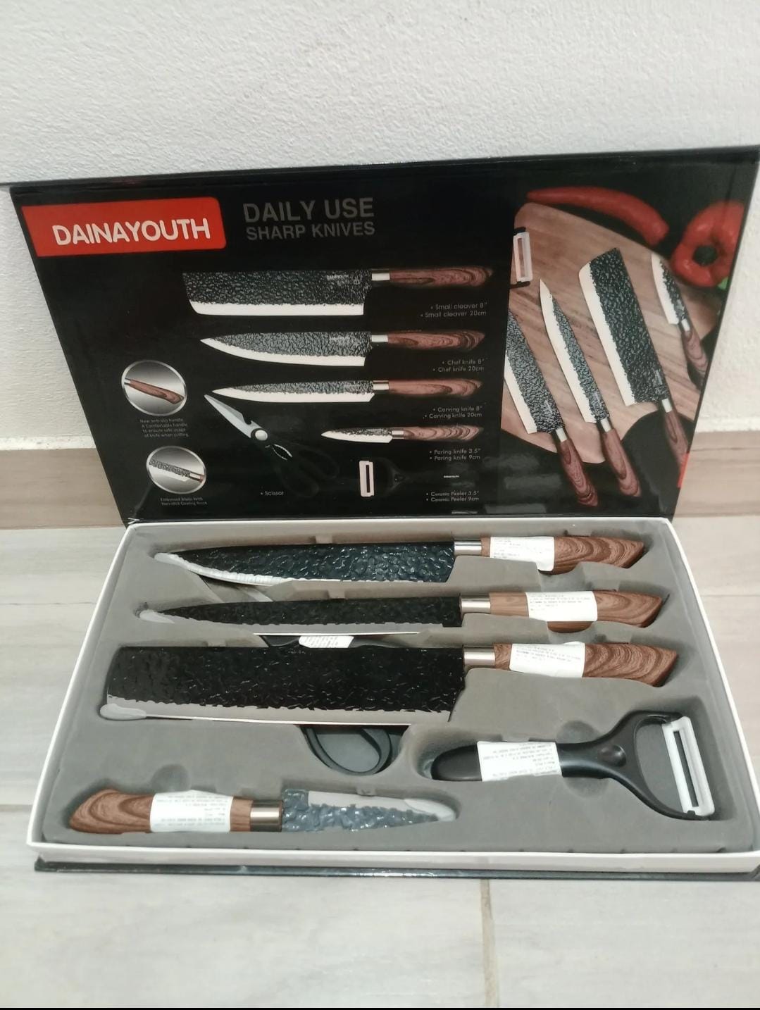 SET DE CUCHILLOS PREMIUM