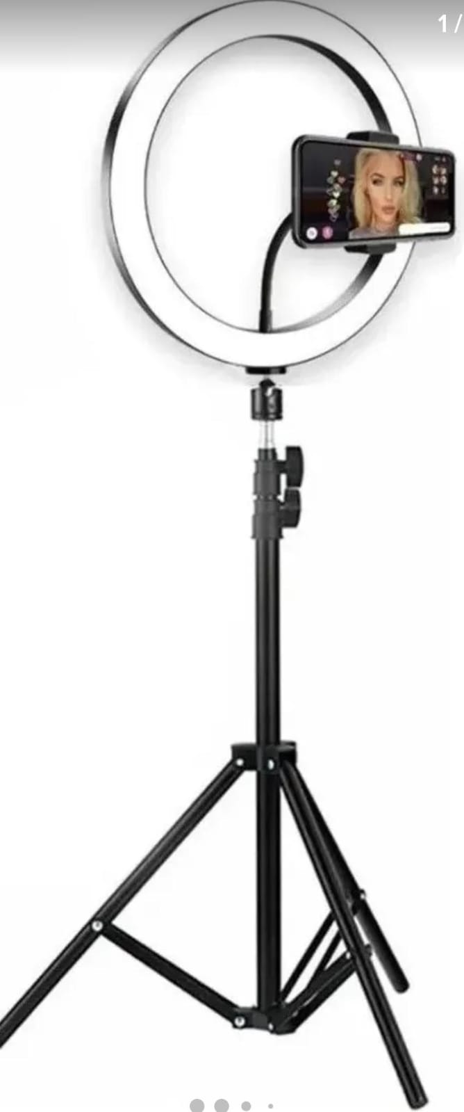 ARO DE LUZ LED 10" CON TRIPODE