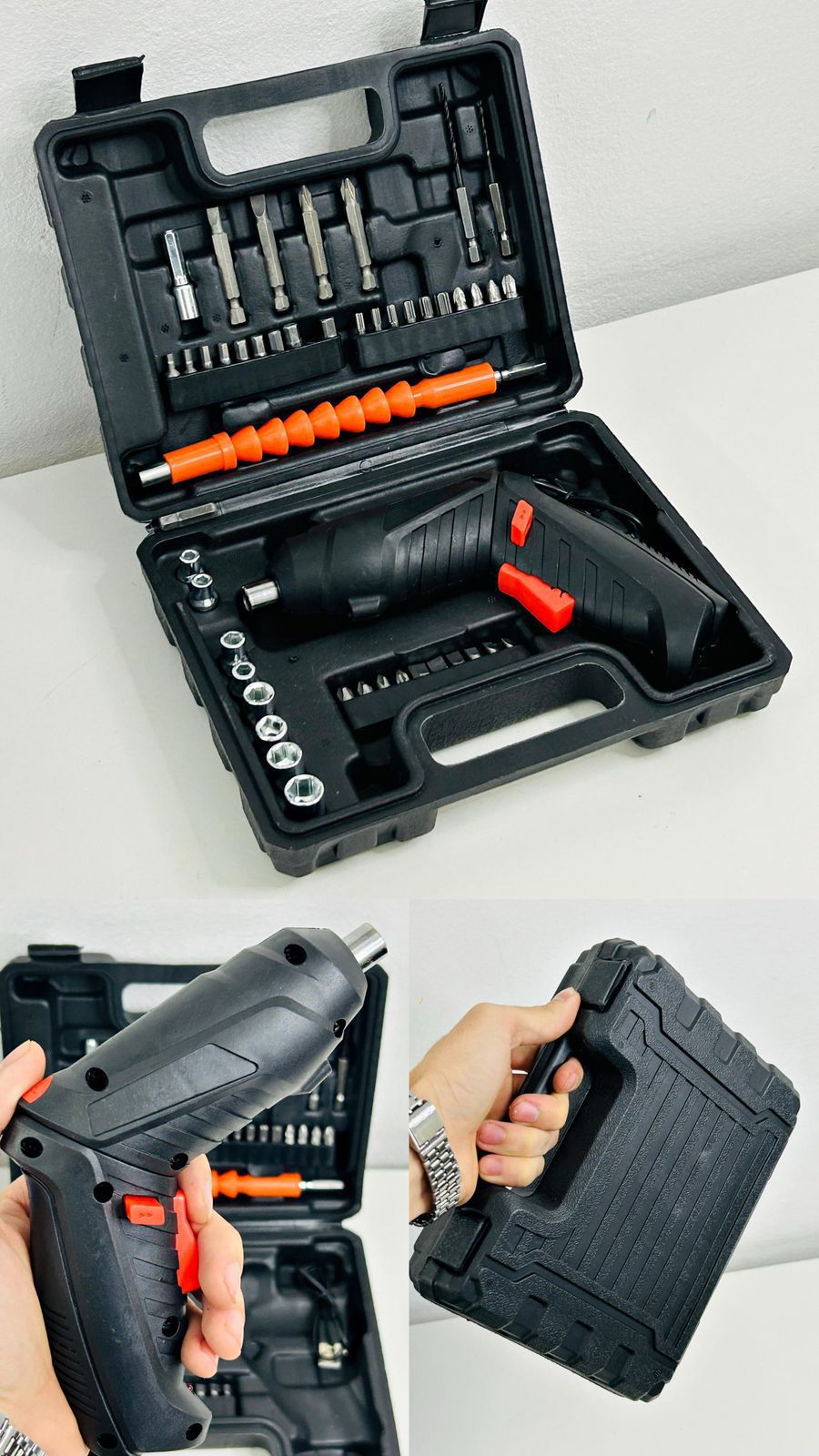 DESTORNILLADOR DE MANO ELECTRICO  PORTATIL