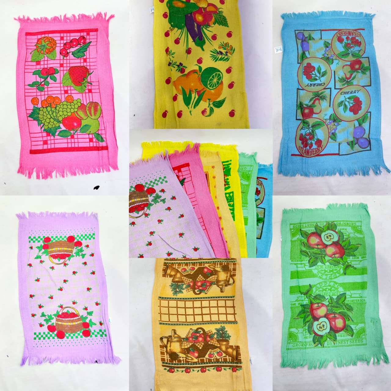 🍓 REPASADORES ESTAMPADOS MULTICOLOR 🍓